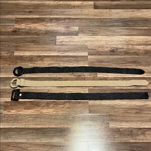 Banana Republic Black and Tan Women's Belts